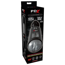 PIPEDREAM EXTREME TOYZ PDX Ultimate Milker - akkus péniszfejő punci maszturbátor (fekete) művagina