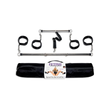 Pipedream - Fetish Fantasy Series Spread 'em bar and cuff set  silver/black bilincs, kötöző