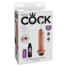 Pipedream - King Cock 6" Squirting Cock  Light műpénisz, dildó