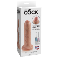 Pipedream - King Cock 6" Uncut  Light műpénisz, dildó