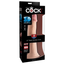 Pipedream - King Cock Plus 9" Triple Density Cock Light műpénisz, dildó