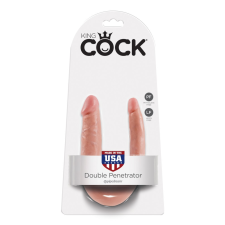 Pipedream - King Cock Small Double Trouble Light műpénisz, dildó