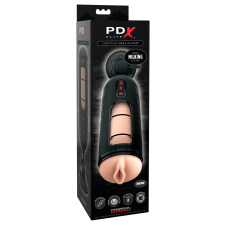 Pipedream - PDX Elite Vibrating Mega Milker  Light/Black maszturbátor
