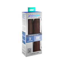 Pipedream X-TENSION Elite 3 - méretre vágható péniszköpeny (barna) péniszköpeny
