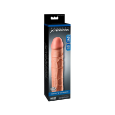 Pipedream X-TENSION Perfect 2 - élethű péniszköpeny (20,3cm) - natúr péniszköpeny