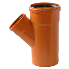 Pipelife Hungária Műanyagipari Kft. KG 125/110/45° csatornaágidom hűtés, fűtés szerelvény
