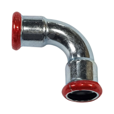 Pipelife Hungária Műanyagipari Kft. PipeLife C-press Szénacél 42mm B-B 90° könyök hűtés, fűtés szerelvény
