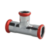 PipeLife Szénacél, 28mm-18mm-28mm szűkített T idom