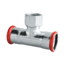 PipeLife Szénacél, 42mm-1/2"-42mm BM T idom hűtés, fűtés szerelvény