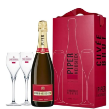  Piper Heidsieck Champagne Cuvée Brut 0,75l Gift Set pezsgő