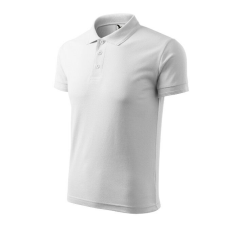  Pique Polo galléros póló férfi fehér XL