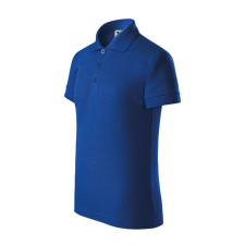 Pique Polo galléros póló gyerek királykék 110 cm/4 éves gyerek póló