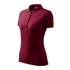 Pique Polo galléros póló női garnet XS női póló