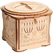 Pirate's Treasure Chest 3D fa kirakójáték puzzle, kirakós