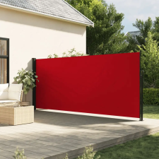  Piros behúzható oldalsó napellenző 180 x 600 cm kerti bútor