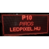  Piros BELTÉRI led fényújság , futófény 101x37 cm