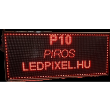 Piros Beltéri led fényújság , futófény 133x37 cm led rendszer tartozék