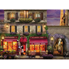 Piros Kalap Étterem, Párizs 1000 Darabos Puzzle - EUROGRAPHICS puzzle, kirakós
