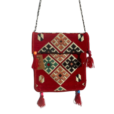  Piros Kilim Válltáska