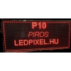  Piros kültéri led fényújság , futófény 165x53 cm