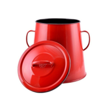  Piros zománc zsírosbödön 10 liter konyhai eszköz