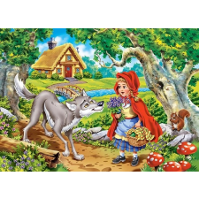  Piroska és a farkas 60 darabos puzzle puzzle, kirakós