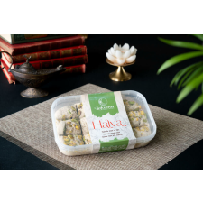 Pisztáciás szezám Halva - 400g (közel-keleti édesség) Különlegesség csokoládé és édesség