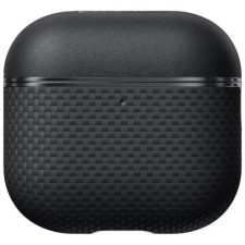Pitaka Aramid Fiber Magnetic Case for AirPods 4 Black/Grey APM2404 fülhallgató, fejhallgató tok