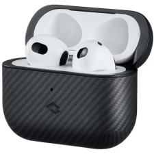 Pitaka magEZ AirPods 3 Fülhallgató védőtok - Fekete/Szürke fülhallgató, fejhallgató tok