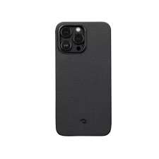 Pitaka MagEZ Case 3 Black / Grey Twill 600D Apple iPhone 14 Pro készülékhez - MagSafe rögzítéssel (126919) tok és táska