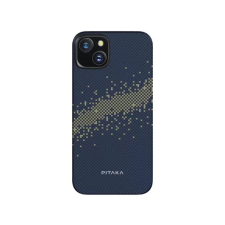 Pitaka MagEZ Case 4 StarPeak - Milky Was Galaxy Apple iPhone 15 MagSafe rögzítéssel kék (129436) tok és táska