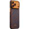 Pitaka Pitaka Edge Breath of Veins Apple iPhone 17 Pro hátlap tok, MagSafe, Burning Orange, narancs
