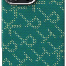 Pitaka Tactile Woven Case PTK Green Gold iPhone 16 Pro tok és táska