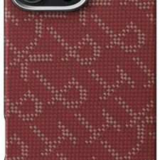 Pitaka Tactile Woven Case PTK Red Gold iPhone 16 Pro tok tok és táska