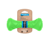 PitchDog Safe And Durable Barbell-Shaped Dog Toy | Játék (súlyzó,lime) kutyák részére - 7x19 cm