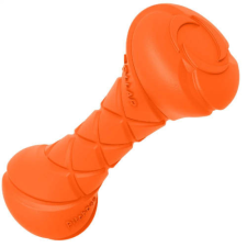 PitchDog Safe And Durable Barbell-Shaped Dog Toy - játék (súlyzó,narancssárga) kutyák részére (Ø7cm/19cm) játék kutyáknak