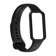 Pixato Amazfit Band 7, szilikon pótszíj, állítható, fekete okosóra kellék