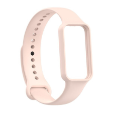 Pixato Amazfit Band 7, szilikon pótszíj, állítható, rózsaszín okosóra kellék