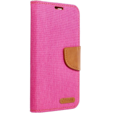 Pixato Apple iPhone 15, Oldalra nyíló tok, stand, Canvas Book, rózsaszín tok és táska