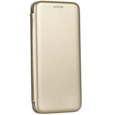 Pixato Apple iPhone 15 Plus, Oldalra nyíló tok, stand, Forcell Elegance, arany tok és táska