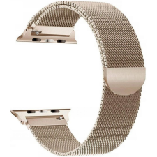 Pixato Apple Watch 4-6, SE, SE (2022) (38 / 40 mm) / Watch 7-9 (41 mm), fém pótszíj, milánói stílus, TP MilaneseBand, arany okosóra kellék