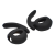 Pixato Fülhallgató fülgumi, szilikon, Apple AirPods és AirPod 2 kompatibilis, szárnyas, fekete, 1 pár / csomag