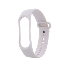 Pixato Xiaomi Mi Band 5 / Mi Band 6, szilikon pótszíj, fehér okosóra kellék