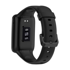 Pixato Xiaomi Mi Smart Band 7 Pro, szilikon pótszíj, állítható, fekete okosóra kellék