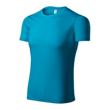 Pixel póló unisex türkiz M férfi póló