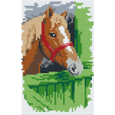  Pixel szett 2 normál alaplappal, színekkel, ló (802017) kreatív és készségfejlesztő