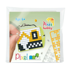 Pixelhobby 23115 Kulcstartó szett (színes kulcstartó alaplap + 3 szín) új markoló kreatív és készségfejlesztő