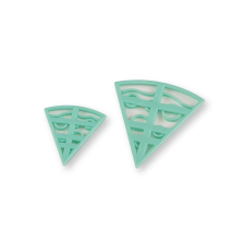 Pizzaszelet fondant mintázó sütés és főzés