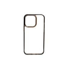 - PJ IPHONE 15 PRO 6.1 2,5MM TPU TOK CLEAR-FEKETE tok és táska