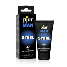 Pjur Man Steel bőrápoló gél intim területre, uraknak (50 ml) masszázsolaj és gél